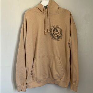 Niall Horan "On the Loose" Tan Hoodie with Graphic Design.  Size M